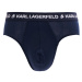 Spodná Bielizeň Karl Lagerfeld Logo 7-Pack Briefs Set Modrá