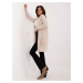 Beige women's cardigan