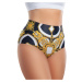 Dámske nohavičky Meméme BAROQUE VINTAGE Hi-briefs Farba: Čierna