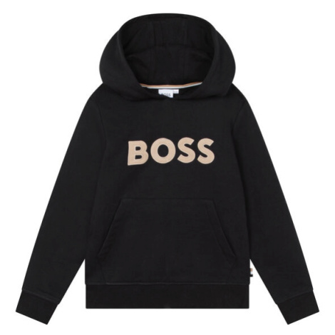 Boss Mikina J25O60 S Čierna Regular Fit Hugo Boss