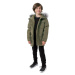 Chlapčenská bunda 4F JUNIOR BOYS JACKET JKUM001-43S-KHAKI