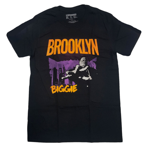 Biggie Smalls tričko Brooklyn Orange Čierna