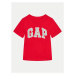 Gap Tričko 459557-05 Červená Regular Fit