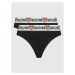MOSCHINO Underwear & Swim Súprava 2 kusov brazílskych nohavičiek 4711 9003 Čierna