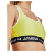 Podprsenka Under Armour Crossback Mid Bra Lime Yellow