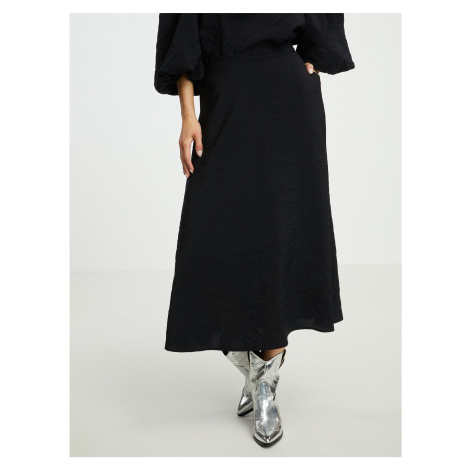 Black Ladies Maxi Skirt AWARE by VERO MODA Florence - Ladies