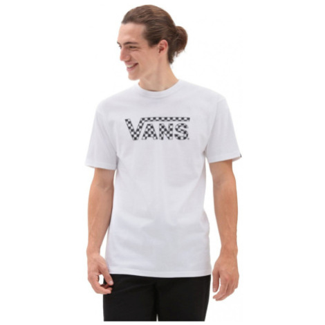 Pánske tričko s krátkym rukávom VANS CHECKERED Tee-B White Black