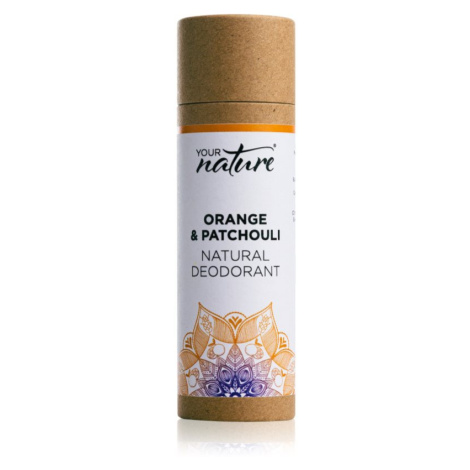 Your Nature Natural Deodorant tuhý dezodorant Orange & Patchouli