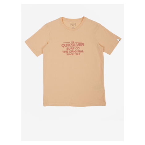 Orange Boys' T-Shirt Quiksilver - unisex