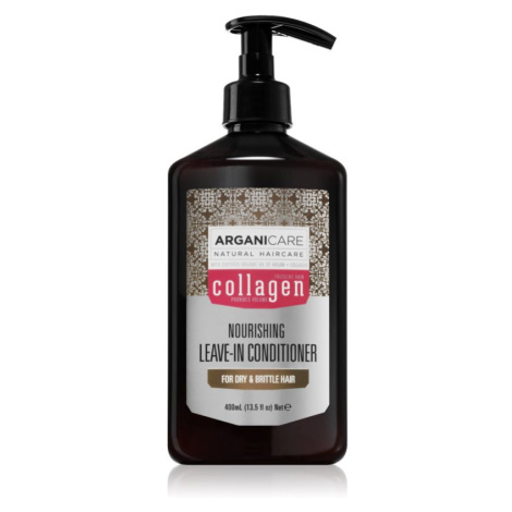 Arganicare Collagen Nourishing Leave-In Conditioner bezoplachový kondicionér pre krehké vlasy