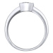 Strieborný prsteň ISADORA so Swarovski® Zirconia