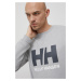 Bavlnená mikina Helly Hansen pánska, šedá farba, jednofarebná, 34000