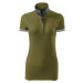 Malfini premium Collar up Dámska polokošeľa 257 avocado green