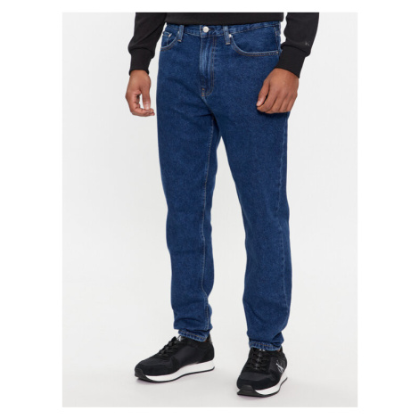 Calvin Klein Jeans Džínsy J30J324561 Tmavomodrá Tapered Fit