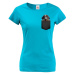 Dámské tričko Bluetick Coonhound v kapsičce - kvalitní tisk a rychlé dodání