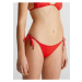 Červený dámsky spodný diel plaviek Calvin Klein Underwear