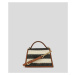 Kabelka Karl Lagerfeld K/Signature 2.0 Sm Cb Raffia Natural/Sudan Brown