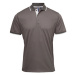 Premier Workwear Pánske funkčné polo tričko PR618 Dark Grey -ca. Pantone 424