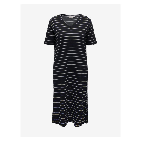 Black Women's Striped Maxi-Dress ONLY CARMAKOMA Fine - Ladies