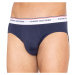 3PACK pánske slipy Tommy Hilfiger tmavo modré (1U87903766 904)