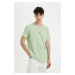 DEFACTO Slim Fit Crew Neck Printed Short Sleeve T-Shirt