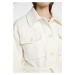 DreiMaster Vintage Prechodná bunda  biela ako vlna