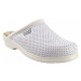 Bienve  Dámska topánka  22 biely anatomický drevák  Univerzálna športová obuv Biela
