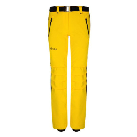 Dámske lyžiarske nohavice Hanzo-w žlté - Kilpi