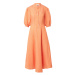 Closet London Košeľové šaty  oranžová / biela