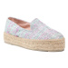 Manebi Espadrilky Slippers D T 1.6 D0 Strieborná