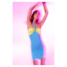 DEFACTO Cool Bodycon Barbell Neck Mini Dress