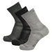 Husky Trail pack černá/antracit/sv.šedá, XL(45-48) Ponožky