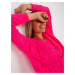 Dámsky sveter LC SW 8022 fluo ružový jedna