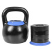 Gorilla Sports Kettlebell, nastavitelná hmotnost 16 - 24 kg