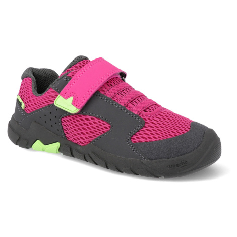 Barefoot tenisky Superfit - Trace Pink/Grau vegan ružové