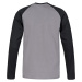 Hannah Hanes Pánske tričko s dlhým rukávom 10035980HHX Steel gray/anthracite