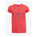 Koralové dievčenské tričko SAM 73 Ielenia