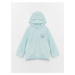 LC Waikiki Girls' Embroidered Long Sleeve Plush Hoodie