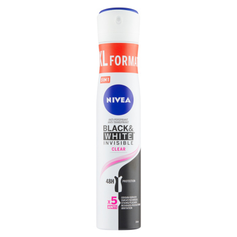 NIVEA Sprej AP Invisible For Black&White Clear 200ml