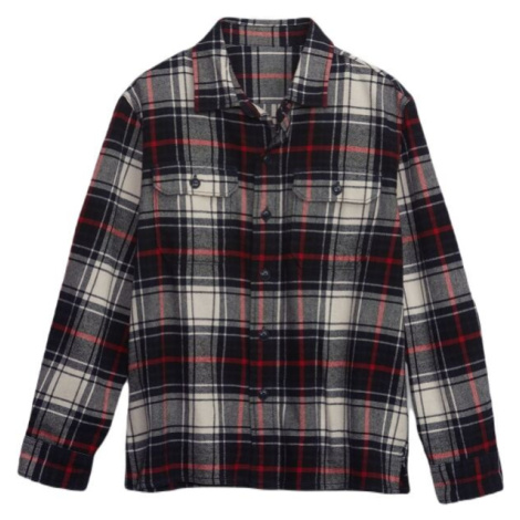 GAP LS FLANNEL Chlapčenská košeľa, čierna, veľkosť