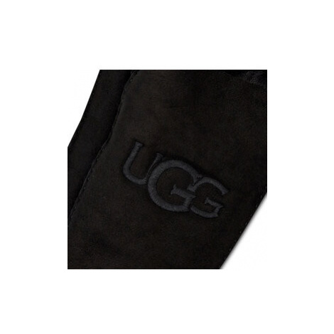 Ugg Dámske rukavice Sheepskin Embroider Mitten 20932 Čierna