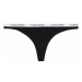 Calvin Klein Underwear Súprava 3 kusov stringových nohavičiek 000QD3587E Čierna
