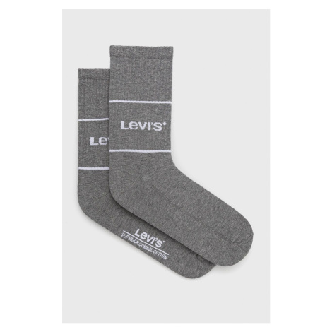 Ponožky Levi's šedá farba Levi´s