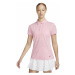 Nike Dri-Fit Victory Womens Golf Polo Medium Soft Pink/Black
