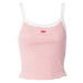 LEVI'S ® Top 'Essential Sporty Rib Tank'  červená / biela