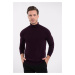 Volcano Man's Sweater S-Max Burgundy Melange