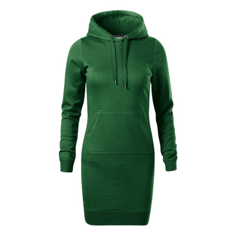 MALFINI Dámske šaty Snap - Fľaškovo zelená