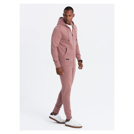 Ombre BASIC men's sweatshirt set unbuttoned sweatshirt + joggers