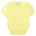 Dojčenské body celorozopínacie New Baby Classic žlté 50, 20C30582