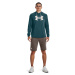 Mikina Under Armour Rival Terry Logo Hoodie Tourmaline Teal